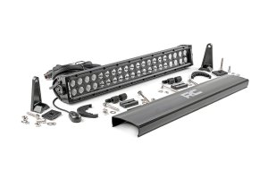 LED Light Bar - Rough Country - Dual Row - Black
